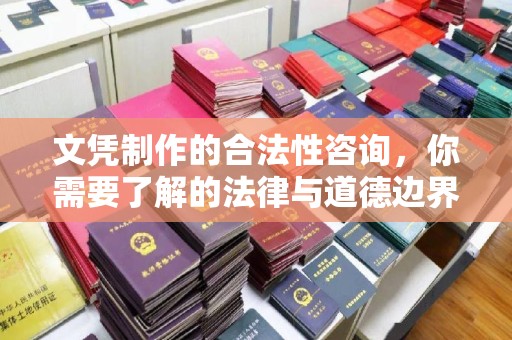 北海文凭制作的合法性咨询，你需要了解的法律与道德边界