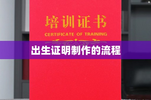北海出生证明制作的流程