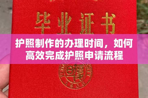 北海护照制作的办理时间，如何高效完成护照申请流程