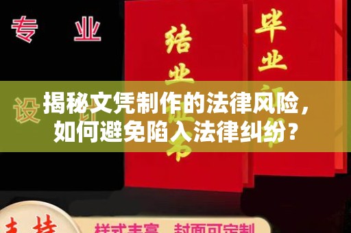 北海揭秘文凭制作的法律风险，如何避免陷入法律纠纷？