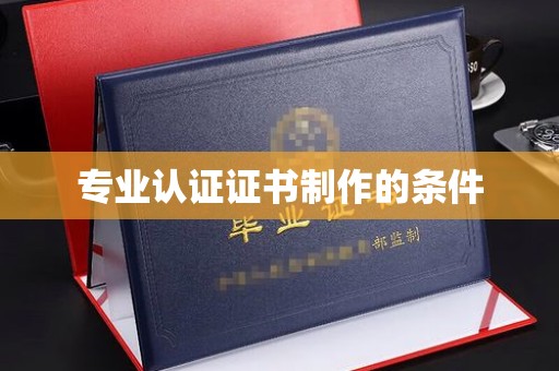 北海专业认证证书制作的条件