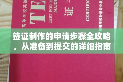 北海签证制作的申请步骤全攻略，从准备到提交的详细指南